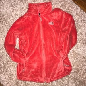 North face fuzzy jacket